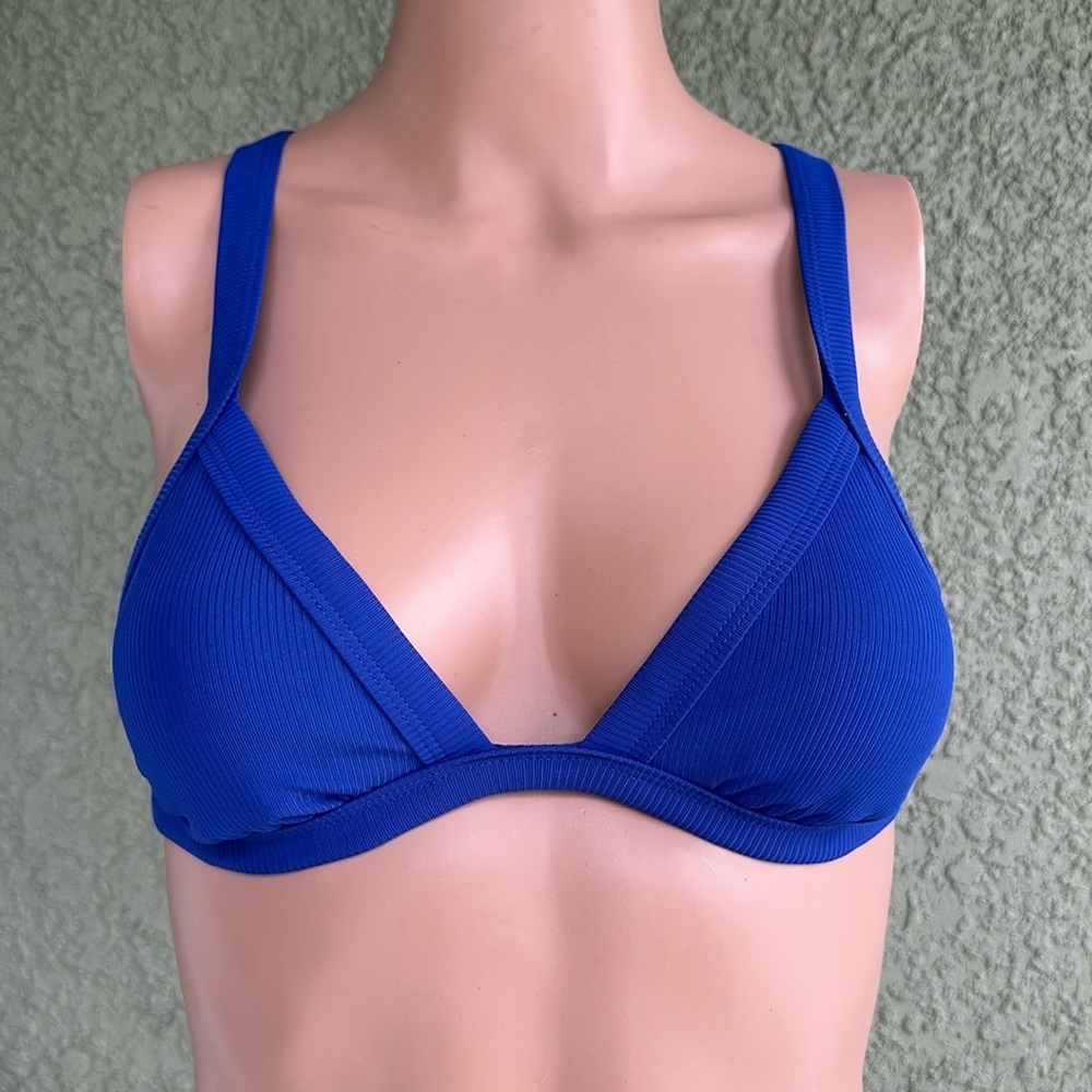#10683-15 Women’s Bikini Top,size XS,Blue